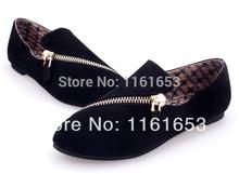 2014 Limited Special Offer Freeshipping Closed Toe Zip Solid Creepers Sapatos Femininos Women Shoes Retro Side