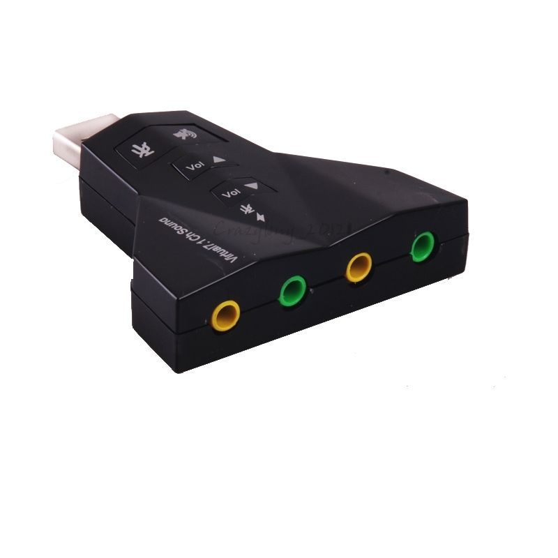 Купить внешний 7.1-канальный usb аудио звуковая карта для ноутбука pc ...