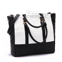 Kk Kardashian Kollection brand high grade ladies women bag short black and white one shoulder bag