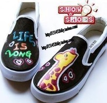 Hand-painted shoes graffiti shoes canvas shoes lovers shoes
