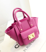 2014 women’s handbag normic fashion small smiley motorcycle handbag messenger bag women’s bags