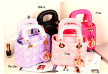 Children s Fashion Leather Handbags Kid s Candy Colors Tote Kids handbags Designer bags Girl s