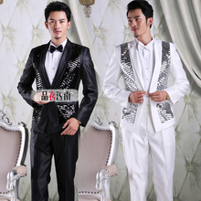 Free shipping Male wedding dress suits commercial male formal dress formal dress male