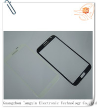 Mobile Phone Parts For Samsung N7100/Note2 front glass Grey colour with free shipping