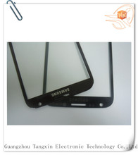 with logo Mobile Phone Parts For Samsung N7100 Note2 front glass pink blue black white colour