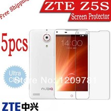 ultra-clear film for ZTE Z5S.5pcs 3G Smart Phone ZTE Z5S Screen Protector.original octa core cell phones screen protective film
