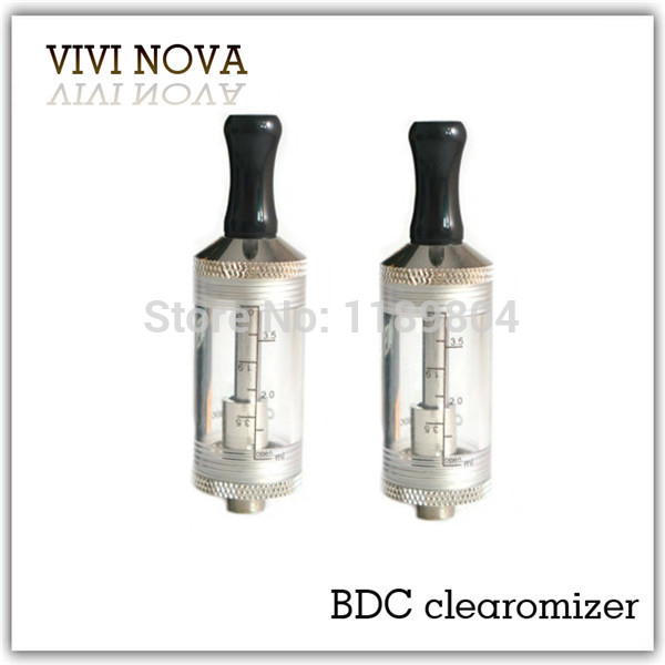 Vivi nova BDC Atomizer vivi nova BDC Clearomizers 3 5ml e cigarette bottom dual coil Cartomizer