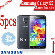 Samsung i9600 s5 Ultra Clear Film 5pcs Cell Phones Samsung Galaxy S5 Screen Protector Smsung Galaxy