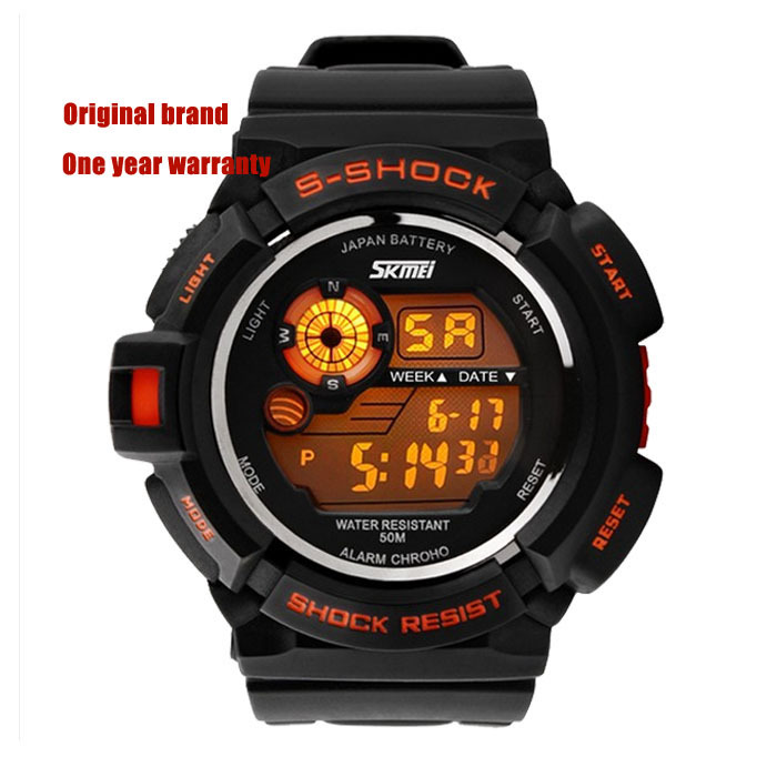 ... Sports Watch digital hours PU Strap Military Watches 2colors Casual