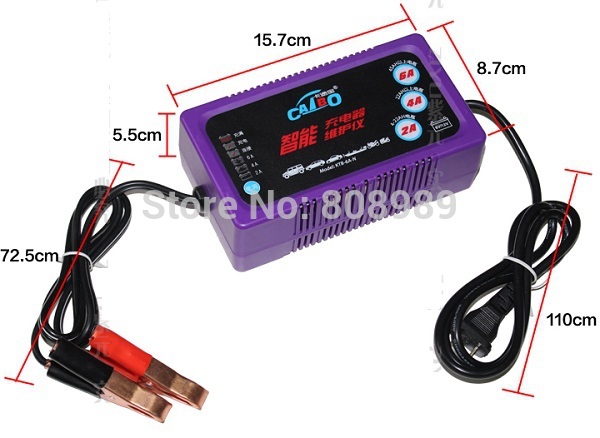 Charger 12V 6A Motorcycle Battery Car Battery Charger With Repair 