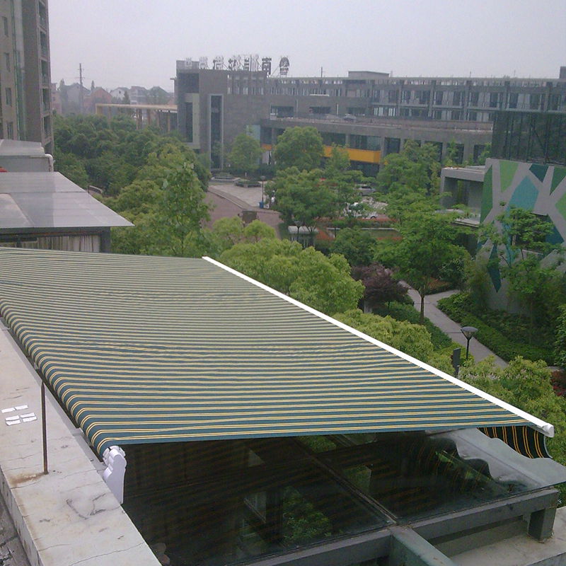 Ja2000 luxury thick retractable outdoor sun shelter canopy tent hand 3 