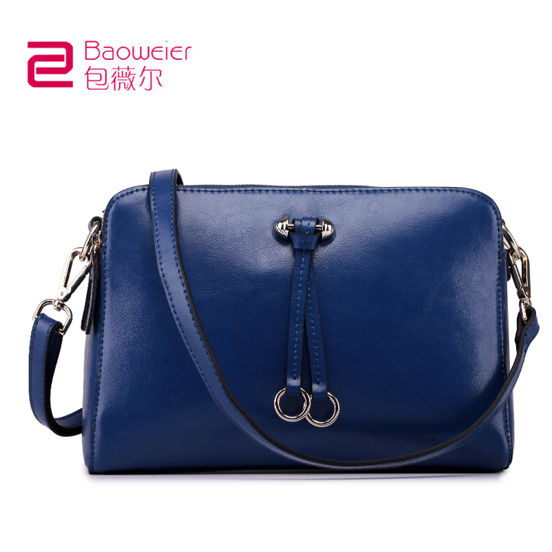 FREE SHIPPING Fashion female 2014 women s cowhide handbag fashion all match vintage messenger bag female