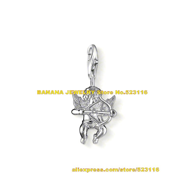 2014 the trend of the season silver plated Fashion ts charm diy jewelry cupid pendant 0793