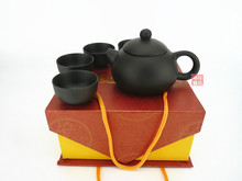 Yixing tea teapot set quality exquisite gift handmade gift box packaging