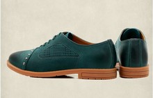 Free shipping Winter woman brand new genuine special round tie solid color flat shoes with genuine