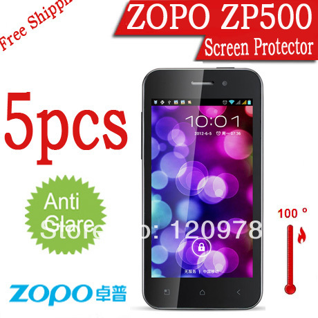 matte anti glare zopo 500 screen protector zp500 phone LCD protective film 5pcs cell phones screen