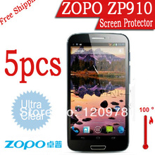 hot sale ultra clear zopo 910 zp910 screen protector 5pcs cell phones ZOPO 910 screen protector