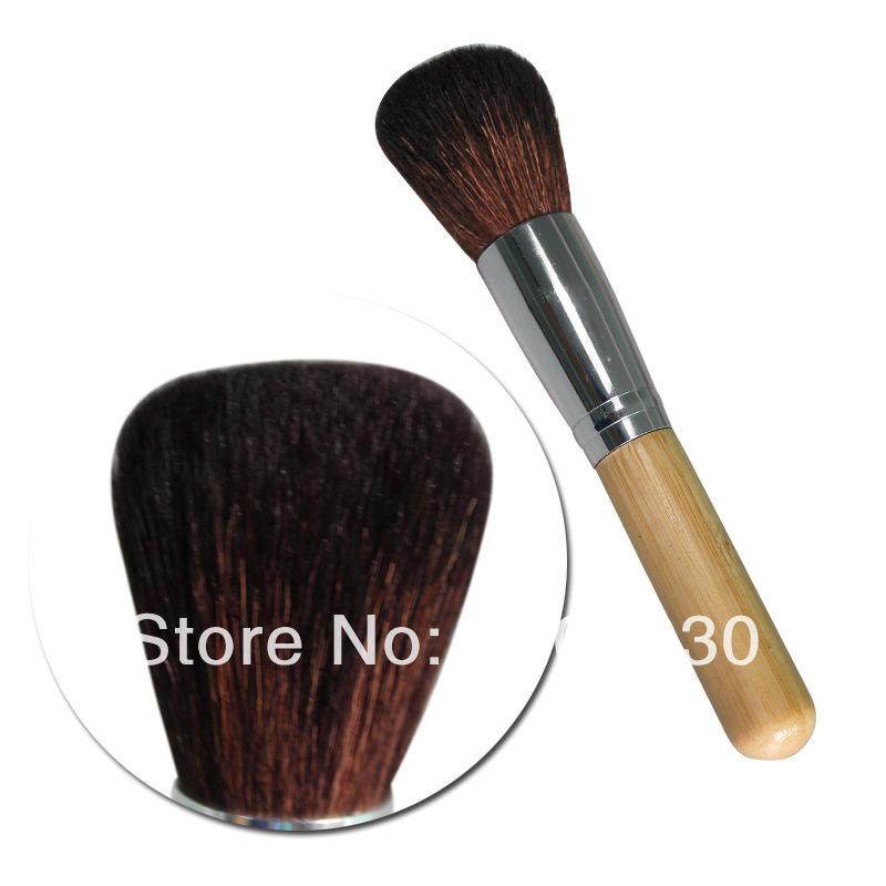 brushes 1pcs makeup Hold brush.jpg natural goat natural hair  bamboo bamboo
