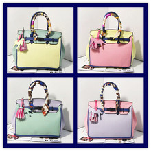 Famous Brands Women Leather Handbags Girl’s Candy Colors Designer Totes Woman Shoulder Bags Ladies bag Fashion Bag Woman’s bags