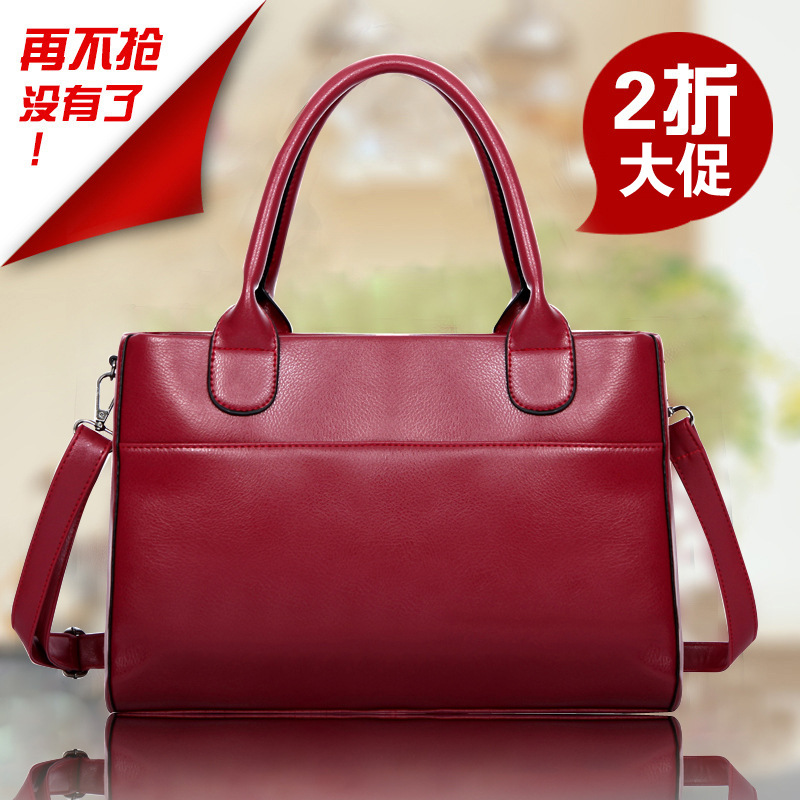 New Fashion Wave of New Wave of Big name Handbags Hand Shoulder Bag Messenger bag Simple