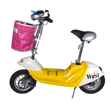 Ofdynamism still folding electric scooter 300-pound Women small electric bicycle light mini electric bicycle barrowload