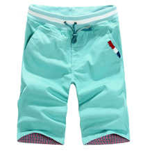 Men s Shorts Causual Loose Cotton Rope Shorts 2014 Beand New Men Short Plus Size M