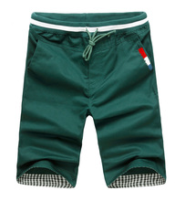 Men s Shorts Causual Loose Cotton Rope Shorts 2014 Beand New Men Short Plus Size M