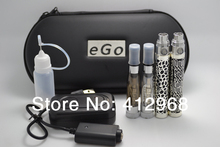 E-Cigarette eGo-K CE4+ Starter Kit Zipper Case Double Tank Atomizer Clearomizer Vaporizer 650/900/1100mah Battery USB Charger