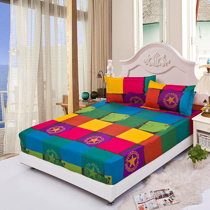 bed sheet summer elastic bed cover mattress covers cushion cover bed ...