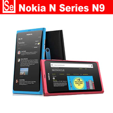 100% original Nokia N9 unlocked mobile phone N9-00 Nokia Lankku WIFI GPS 8MP 3G GSM MeeGo OS 16GB internal Storage free shipping