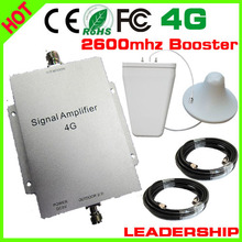 1 Set Newest 65dB Mobile Signal Booster Repeater 4G booster 4G amplifier 2600MHZ Cell Phone Amplifier+Antenna+CableFree shipping