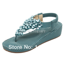Rhinestone Sandles Sandals High Heel Women Sandles Anchor Sandals Comfortable Flat Flap Flop Female Sandles Sandalia