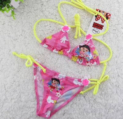 Купить качество мультфильма Дора девочек два Сдельный купальник ...