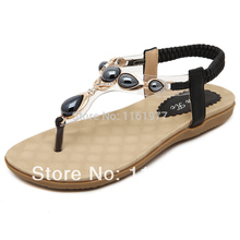 Rhinestones Sandles Sandals Slipper Beach Women Sandle Anchor Sandals Comfortable Flat Flap Flop Female Sandles Sandalia