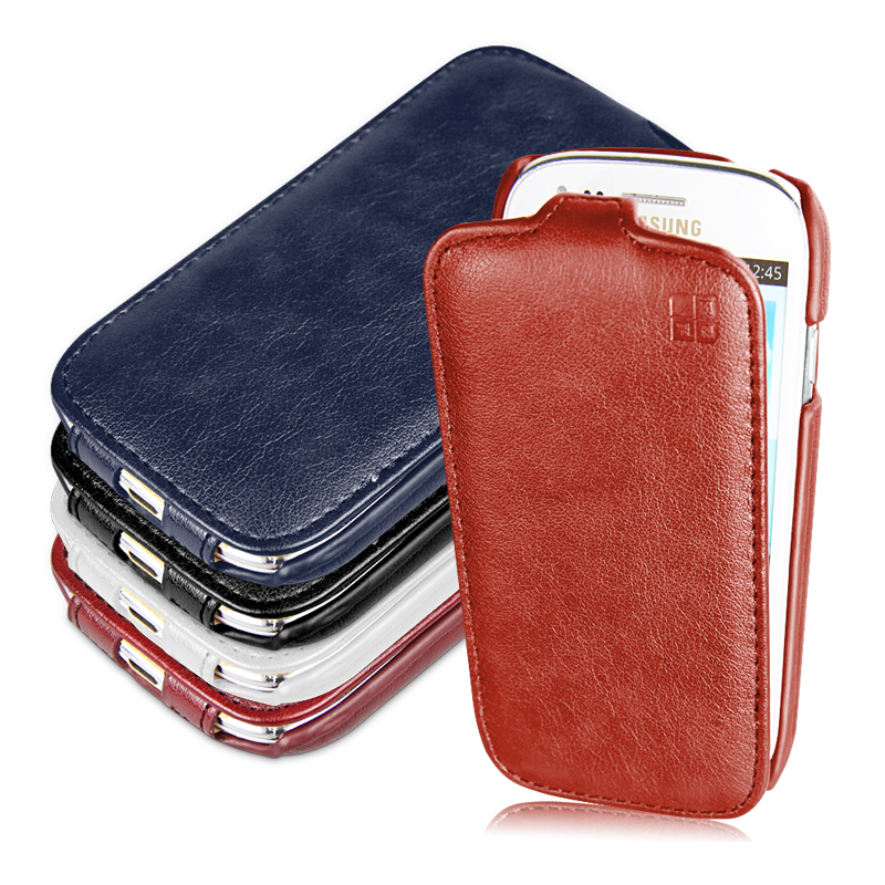 IMUCA luxury vertical flip Leather Case For Samsung Galaxy S3 Mini i8190 mobile phone cases bags