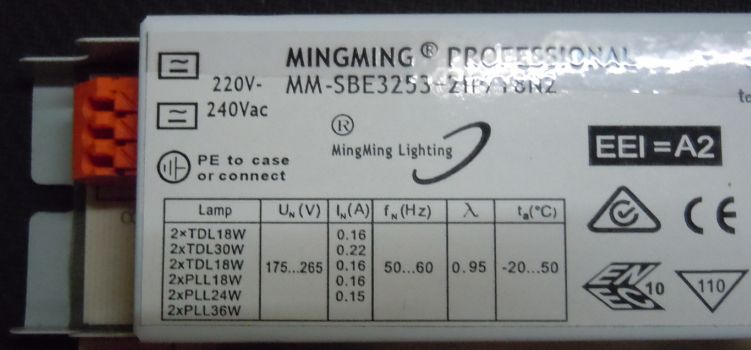 Купить 5 шт/много, 220-240v переменного тока t8 2x36w напряжения ...