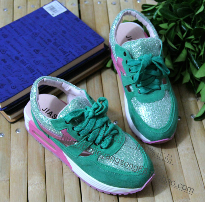Fashion all match color block decoration genuine leather casual shoes single shoes 2014 spring and summer