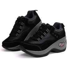 Rains women’s breathable leather shoes platform shoes casual shoes elevator shoes 21035