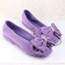 Spring and summer genuine leather soft outsole gommini loafers female rhinestone flat heel single shoes flatbottomed women’s