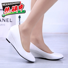 Work shoes black ol spring flat shoes white nurse shoes wedges single shoes female shoes