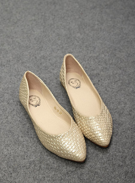 Single casual all match comfortable soft outsole pointed toe flat bottomed single shoes plus size women