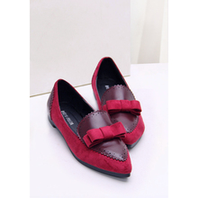 2014 women’s spring shoes pointed toe flat-bottomed single shoes female shallow mouth shoes casual boat shoes gommini loafers