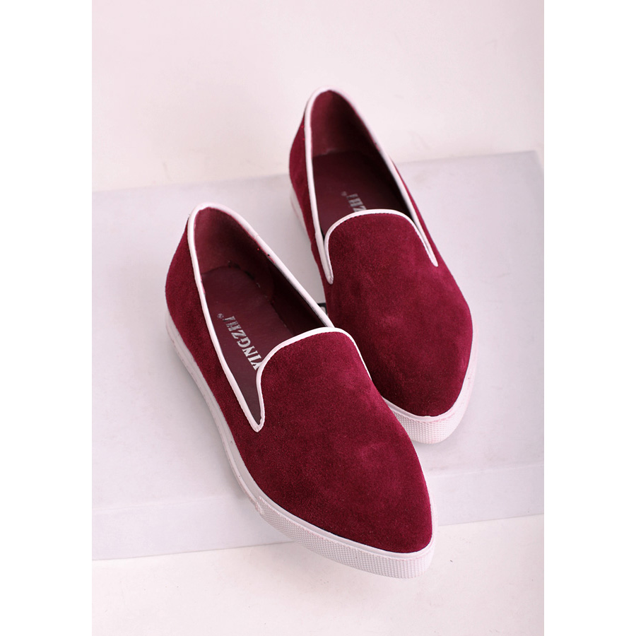 Genuine leather casual shoes women s platform gommini platform loafers shoes soft outsole maternity shoes nurse