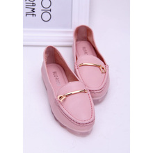 Fashion small genuine leather flat heel casual shoes comfortable lacing gommini mother shoes loafers