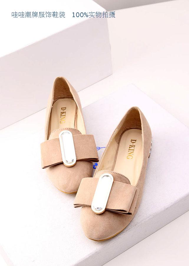 Elegant preppy style bow round toe velvet rhinestone women s casual low heeled shoes all match