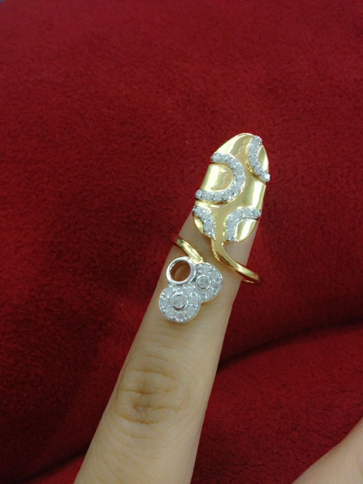 Wholesale Fashion 925 Silver Nail Ring Sample, Customized Nail Ring ...