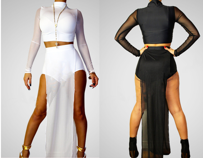Fashion-New-2014-Women-s-Casual-Clothing-Celebrity-White-Black-Lace ...