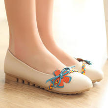 2014 spring and autumn new arrival female shoes flower flat low-heeled shoes single gommini women’s shoes loafers casual shoes