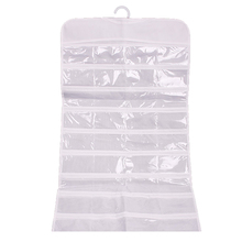 72 Unit Pocket Double Sided Hanging Jewelry Organizer Storage Bag Case Holder 54746