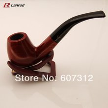 TOP QUALITY Handwork Solid Wood Pipe Tobacco Smoking Pipe Free Shipping